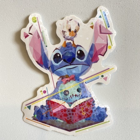 Stitch Holosticker