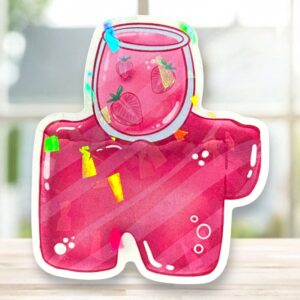 WhatsApp Image 2025-01-10 at 04.56.31 Red Jelly Impostor Holosticker