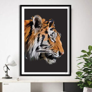tigerweb Tiger Print Art